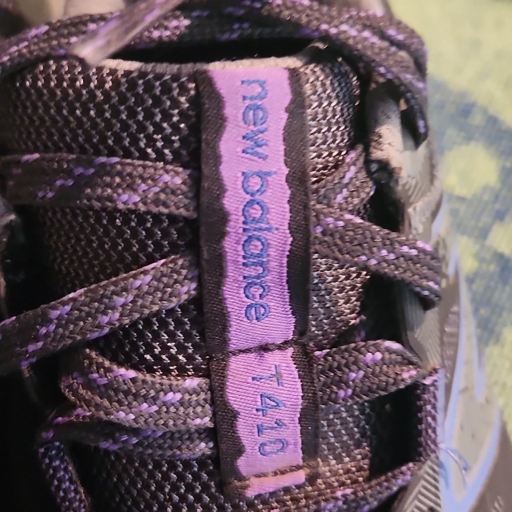 New Balance Women's Gray and Purple Running Shoes